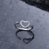 Heart Ring With Adjustable Size